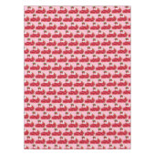 Strawberry Pie Slice Whipped Cream No Bake Dessert Tafelkleed (Voorkant)