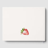 Strawberry Pink Margarita Cocktail Bruidsmeisje Sh Gastenboek (Achterkant)