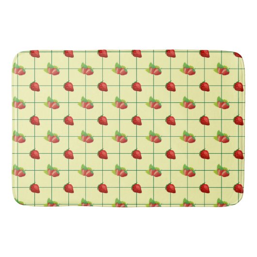 STRAWBERRY PLAID BADMAT (Voorkant)