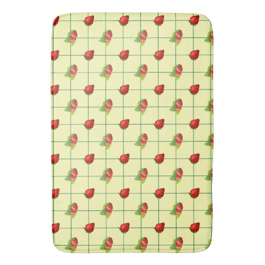 STRAWBERRY PLAID BADMAT (Voorkant Verticaal)