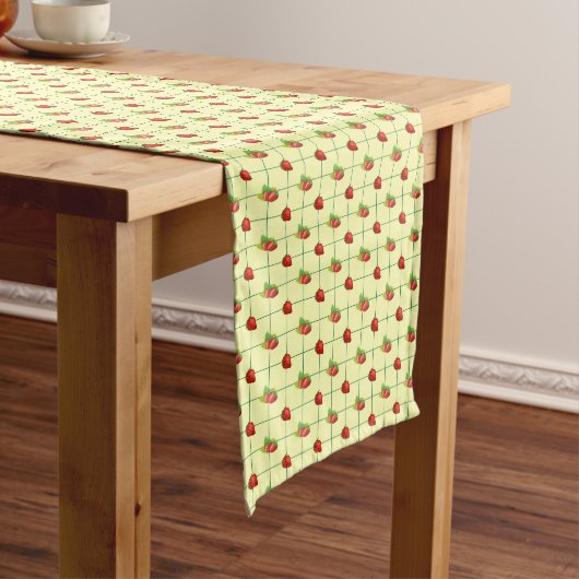 STRAWBERRY PLAID LANGE TAFELLOPER (Voorbeeld)