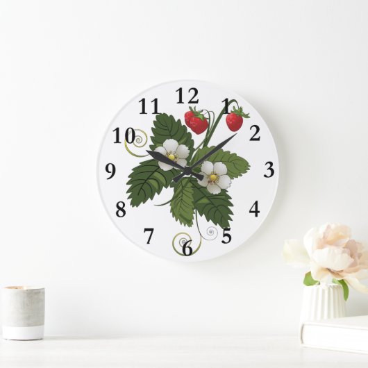 Strawberry Plant Wall Clock Grote Klok (Huis)