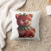 Strawberry Pomeranian Kussen (Deken)
