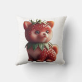 Strawberry Pomeranian Kussen (Achterkant)