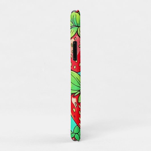 Strawberry Pop Art Pattern Case-Mate iPhone Case (Achterkant/rechts)