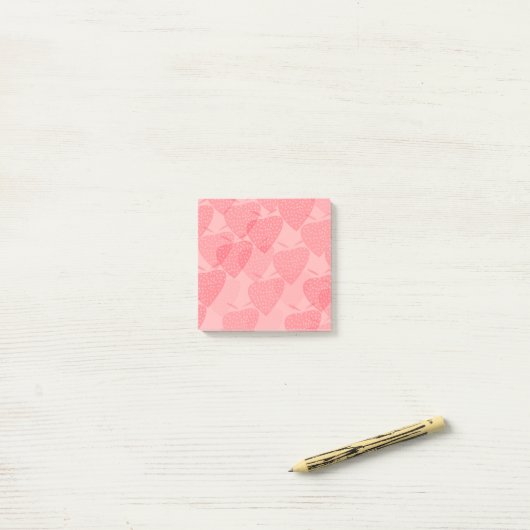 Strawberry Post it Notes (Op bureau)
