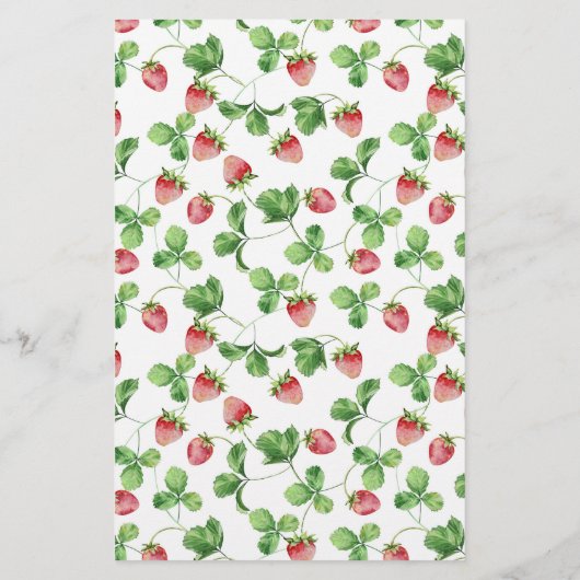 Strawberry Predictions spel Flyer (Achterkant)