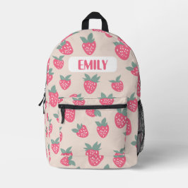 Strawberry Preschool Backpack Bedrukte Rugzak