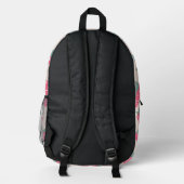 Strawberry Preschool Backpack Bedrukte Rugzak (Achterkant)