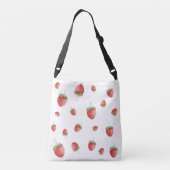 Strawberry Print Crossbody Tas (Achterkant)
