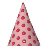 Strawberry Print Feesthoedjes (Rechts)