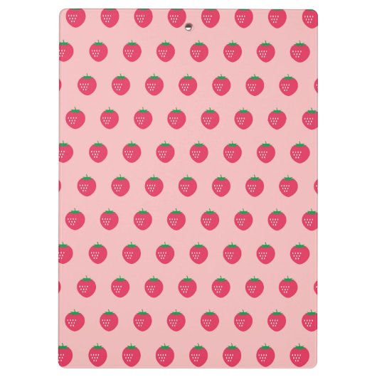 Strawberry Print Klembord (Achterkant)