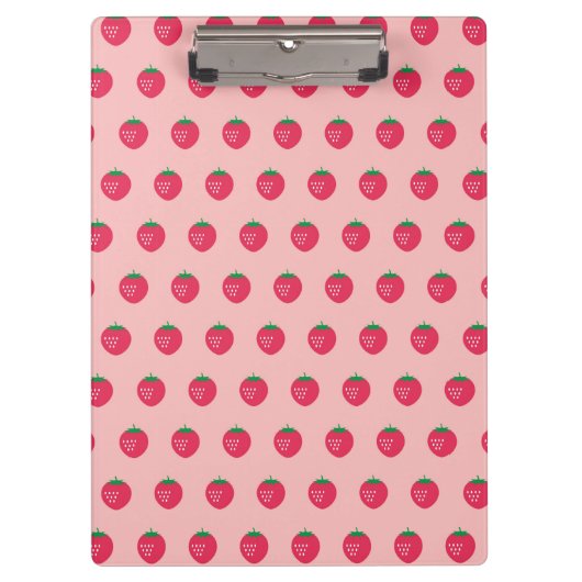 Strawberry Print Klembord (Voorkant)