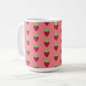 Strawberry Print Koffiemok (Voorkant links)