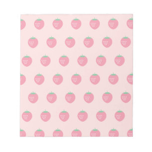 Strawberry Print Notitieblok