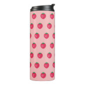 Strawberry Print Thermosbeker (Gedraaid links)