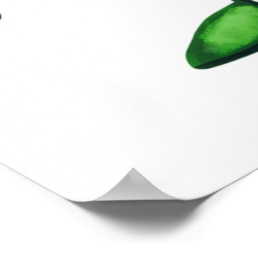 Strawberry Pyramid Poster (Hoek)