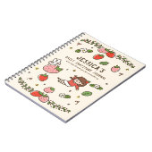 Strawberry Rabbit Dankbaarheid Journaal Gepersonal Notitieboek (Linkerzijde)