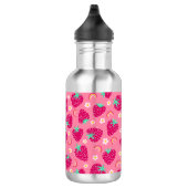 Strawberry Rainbow Daisy patroon Waterfles (Rechts)