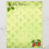 Strawberry Recipe Page (Voorkant)