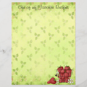 Strawberry Recipe Page