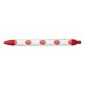 Strawberry Red Trim Pen, zwarte inkt Pen (Voorkant)