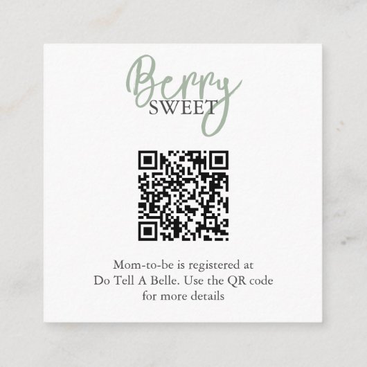 Strawberry Registry Informatiekaartje (Achterkant)