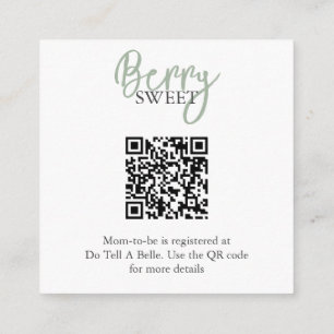 Strawberry Registry Informatiekaartje