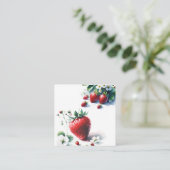 Strawberry Registry Informatiekaartje (Staand voorkant)