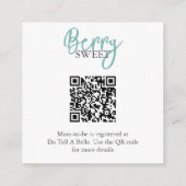 Strawberry Registry Informatiekaartje (Achterkant)