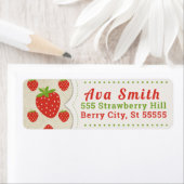 Strawberry Return Address Labels (Insitu)