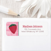 Strawberry Return Address Labels (Insitu)
