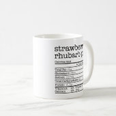 Strawberry Rhubarb Pie Nutrition Fact Thanksgiving Koffiemok (Voorkant rechts)