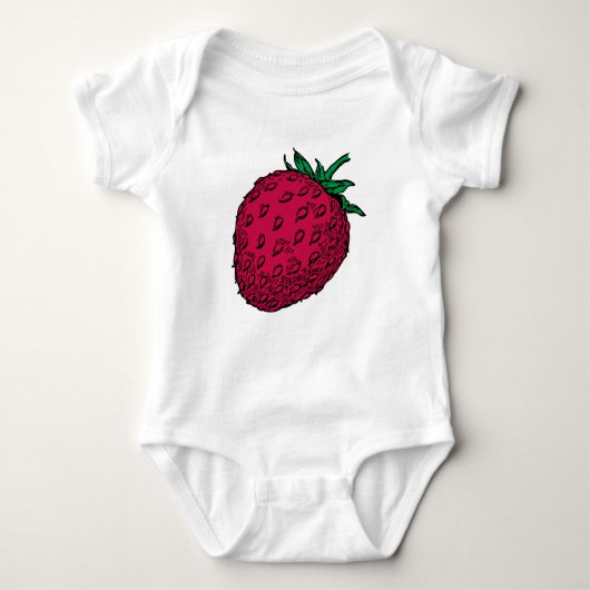 strawberry romper (Voorkant)
