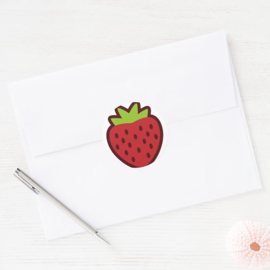 STRAWBERRY RONDE STICKER (Envelop)