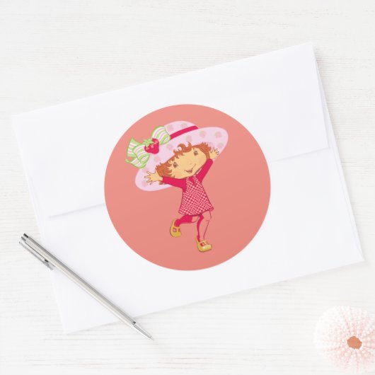 Strawberry Ronde Sticker (Envelop)