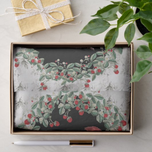 Strawberry Rooster One Tissuepapier (Geschenk)