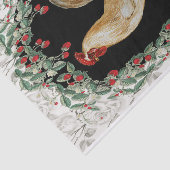 Strawberry Rooster Two Tissuepapier (Detail)