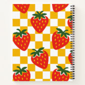 Strawberry Rustic Farmhouse Country Check Recipe Notitieboek (Achterkant)