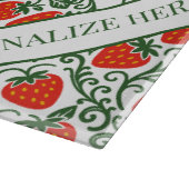 Strawberry Rustic Farmhouse French Country  Snijplank (Hoek)