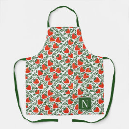 Strawberry Rustic Farmhouse Monogram Schort