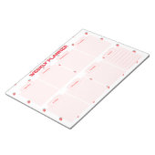 Strawberry Schattigee weekplanner bureau Notitieblok (Schuin)
