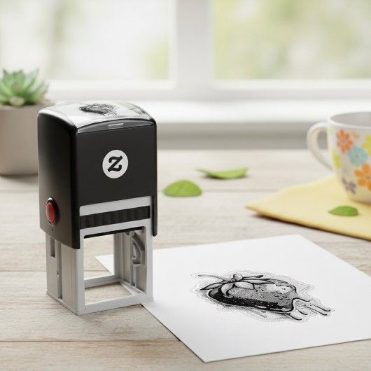Strawberry Self-Inking Stamp Zelfinktende Stempel