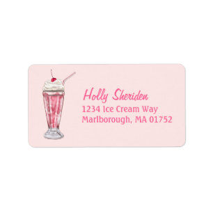 Strawberry Shake Etiket
