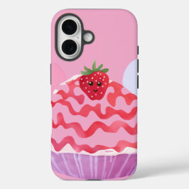 Strawberry short cake droom iPhone 16 hoesje