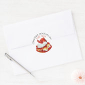 Strawberry Shortcake Day 14 juni Button. Ronde Sticker (Envelop)