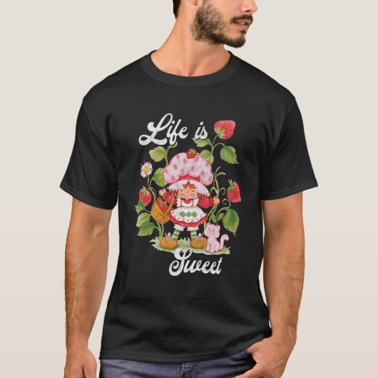 Strawberry Shortcake Life is zoete besentuin T-shirt (Voorkant)