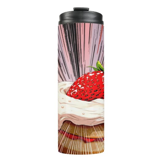 Strawberry Shortcake Nostalgia Thermosbeker (Voorkant)