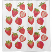 Strawberry Shower Curtain Douchegordijn (Voorkant)