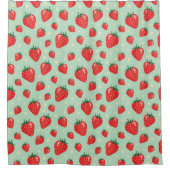 Strawberry Shower Curtain Douchegordijn (Voorkant)
